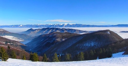 Veľká Fatra z Fačkovského sedla Veľká Fatra z Fačkovského sedla